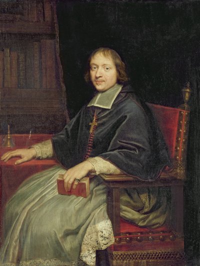 Portrét klerika, prý Jean Francois Paul de Gondi od Pierre Mignard