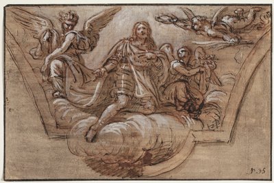 Návrh na dekoraci stropu od Pierre Mignard