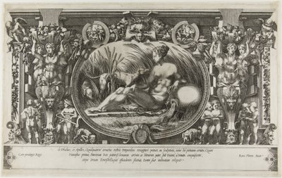 Nymfa z Fontainbleau, 1554 od Pierre Milan