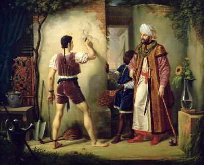 Fra Filippo Lippi (asi 1406-69) 1819 od Pierre Nolasque Bergeret