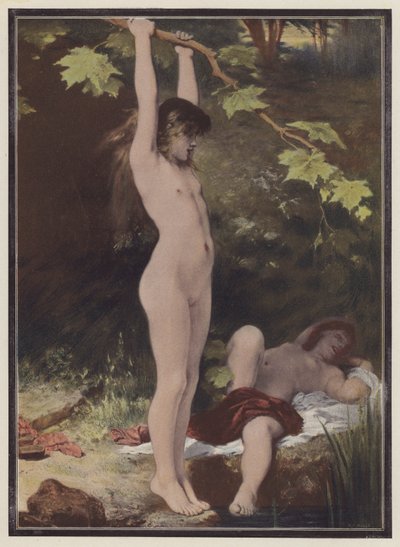 V lese (barva lito) od Pierre Oliver Joseph Coomans