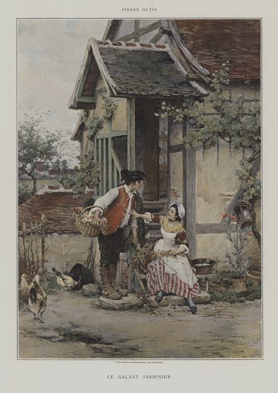 Galantní zahradník od Pierre Outin