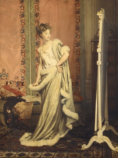 Před zrcadlem, 1873. od Pierre Paul Lêon Glaize