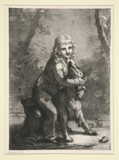 Bez názvu (Chlapec se psem) od Pierre Paul Prud