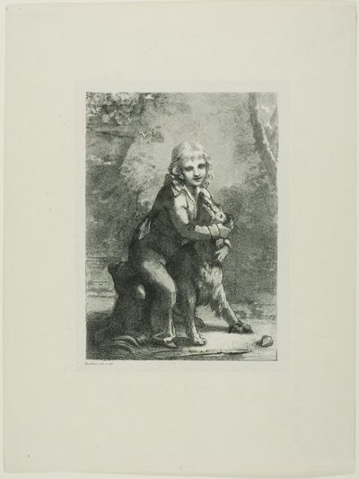 Chlapec se psem od Pierre Paul Prud