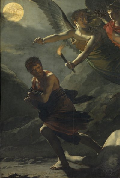 Detail: Justice and Divine Vengeance Pursing Crime od Pierre Paul Prudhon