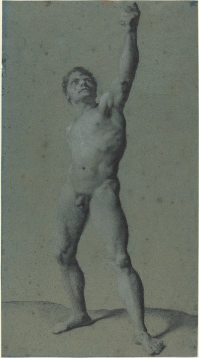 Studie mužského aktu od Pierre Paul Prud