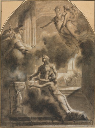 Mytologická scéna od Pierre Paul Prud