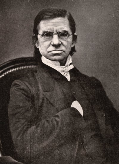 Emile Littre, francouzský lexikograf a filozof, 19. století od Pierre Petit