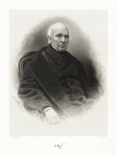 Hippolyte Passy, ​​1865-66 od Pierre Petit