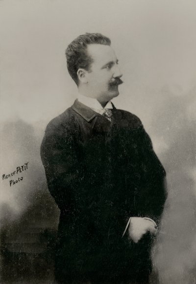 Portrét francouzského malíře Georgese Caina ( 1856 od Pierre Petit