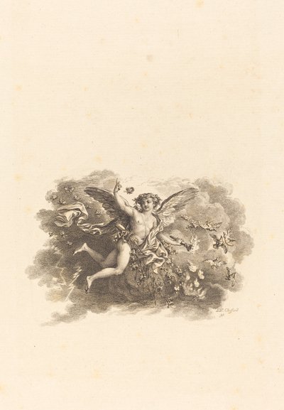 Fleuron pro titulní stránky od Pierre Philippe Choffard