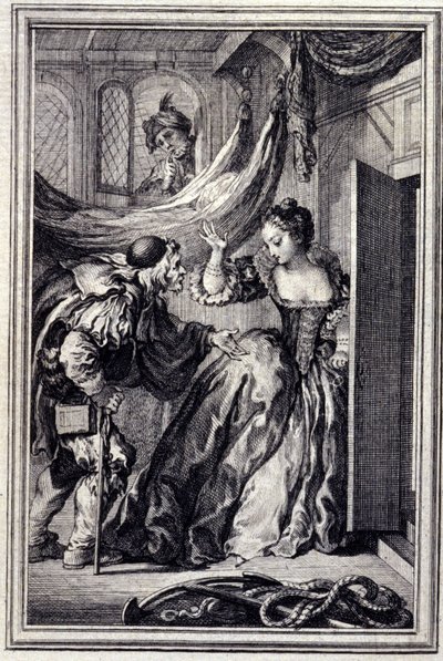 Kalendář Aniardů - v „“ Příběhy a povídky ve verších““ od Jeana La Fontaina. 1776. Ilustrace P. P. Choffard. od Pierre Philippe Choffard