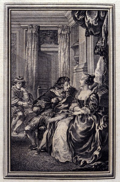 Le Magnifique - v "" Příběhy a povídky ve verších "" Jean La Fontaine. 1776. Ilustrace P. P. Choffard. od Pierre Philippe Choffard