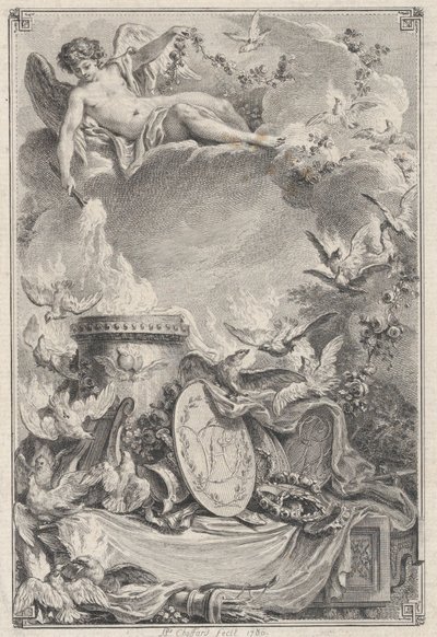 Pamětní mince manželství, 1780. od Pierre Philippe Choffard