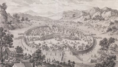 Kapitulace chána z Badachsanu, 1772. od Pierre Philippe Choffard