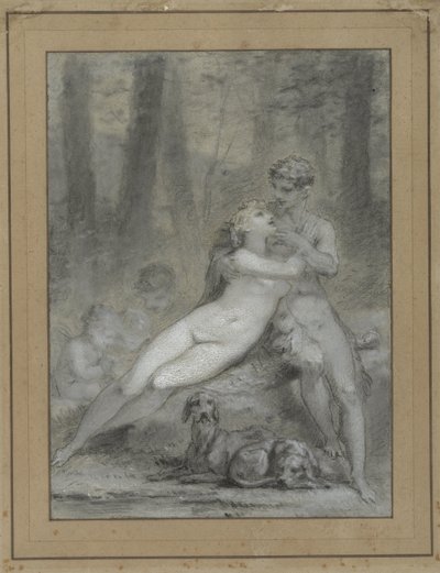 Venuše a Adonis od Pierre Prud