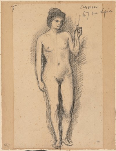 Carmen, poslední polovina roku 1800. od Pierre Puvis de Chavannes
