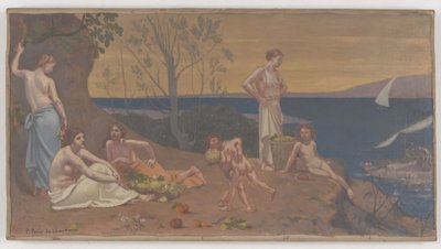 Příjemná země od Pierre Puvis de Chavannes