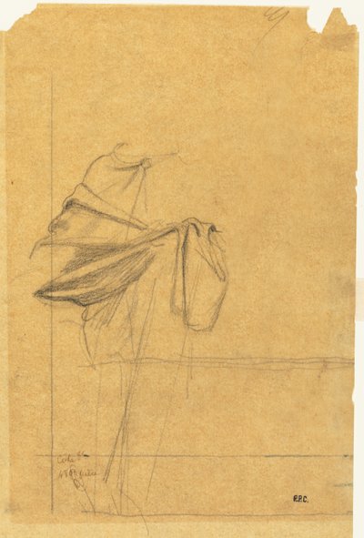 Studie soukenictví od Pierre Puvis de Chavannes