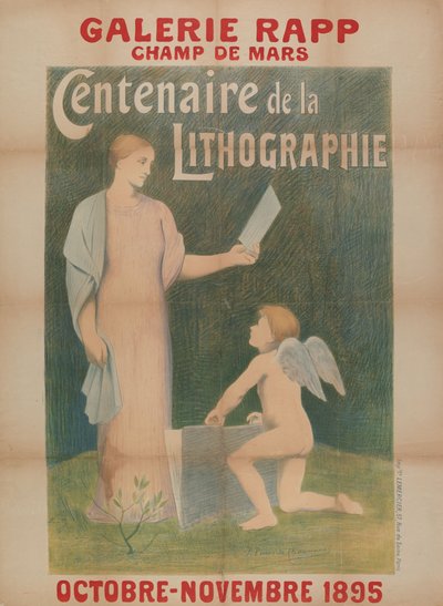 Galerie Rapp...Hundertjahrfeier der Lithographie od Pierre Puvis de Chavannes