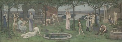 Mezi uměním a přírodou, ca. 1890-95. od Pierre Puvis de Chavannes