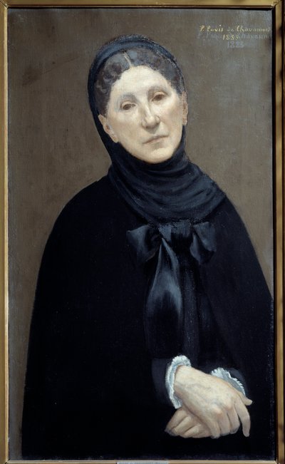 Portrét princezny Marie Cantacuzene, umělkyně "Obraz od Pierra Puvise de Chavannes od Pierre Puvis de Chavannes