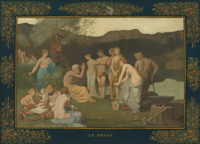 Odpočinek od Pierre Puvis de Chavannes
