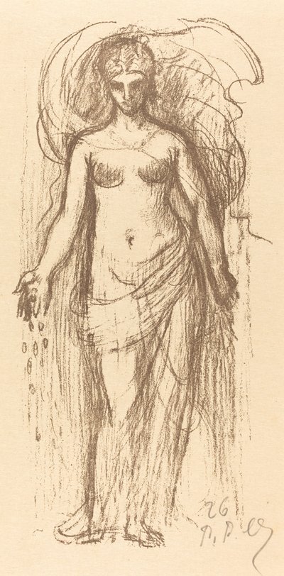 Studium ženy (hojnost) od Pierre Puvis de Chavannes