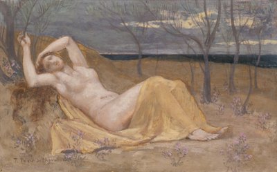 Tamaris, kolem 1886-87 od Pierre Puvis de Chavannes