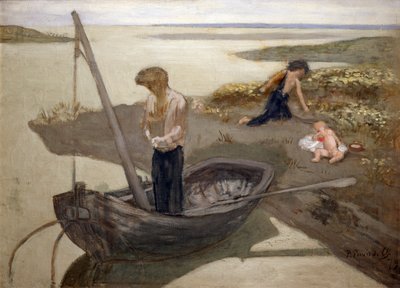 Chudý rybář, 1879 od Pierre Puvis de Chavannes