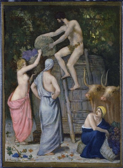 Lis na víno od Pierre Puvis de Chavannes