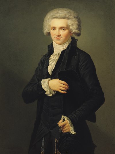 Maximilien de Robespierre (1758-94) 1791 (olej na plátně) od Pierre Roch Vigneron