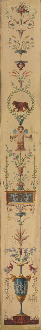 Dekorativní panel, 90. léta 18. století. od Pierre Rousseau