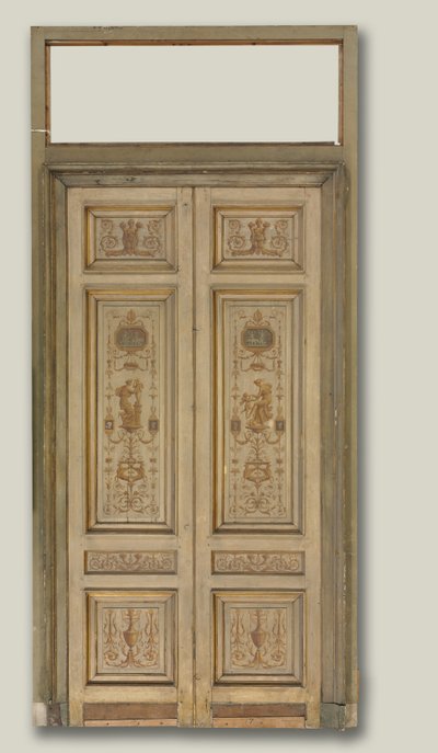 Dvoukřídlé dveře, 1790s. od Pierre Rousseau