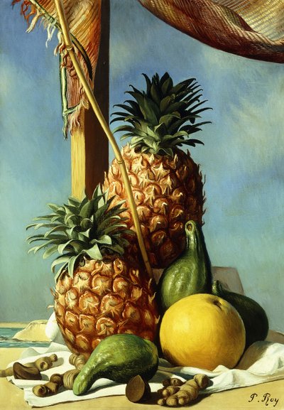 Zátiší s ananasem; Příroda Morte avec Ananas od Pierre Roy