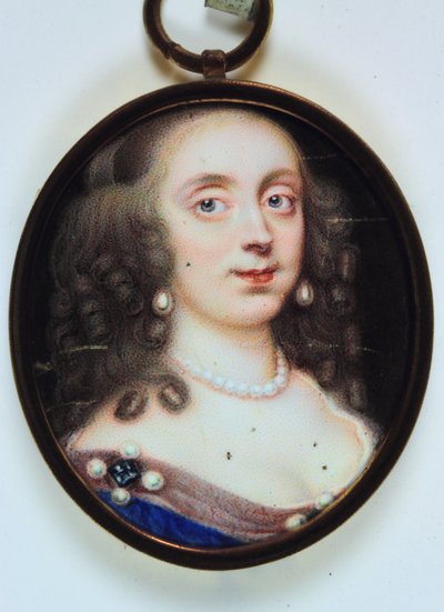 Dáma jménem Elizabeth Rogers, vikomtesa Mansfield (akvarel na slonovině) od Pierre Signac