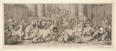 La Madeleine aux pieds de J?sus (Hostina v domě Šimona Farizea) od Pierre Subleyras