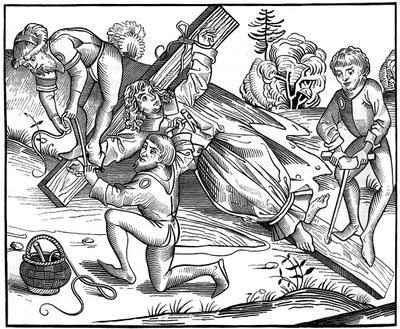 Nemluvně Richard z Pontoise ukřižovaný Židy, 1493 1849. od Pierre Wolgmuth