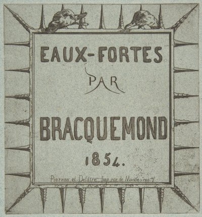 Lepty od Bracquemonda, 1854. od Pierron et Delâtre