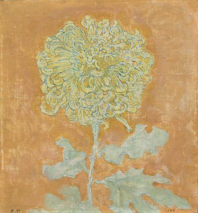 Chryzantéma, 1906-1942 od Piet Mondrian