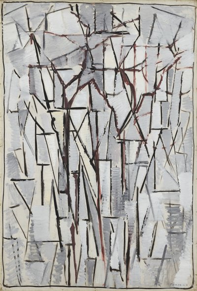 Kompoziční stromy 2, 1912-13 od Piet Mondrian