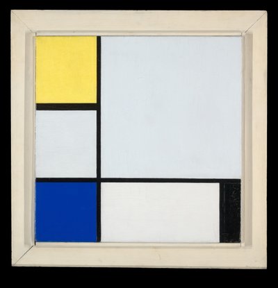 Komposition mit Gelb, Blau, Schwarz und Hellblau od Piet Mondrian