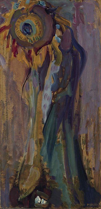 Umírající slunečnice I, 1908. od Piet Mondrian
