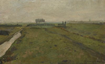 Krajina poblíž Amsterdamu, c. 1902. od Piet Mondrian
