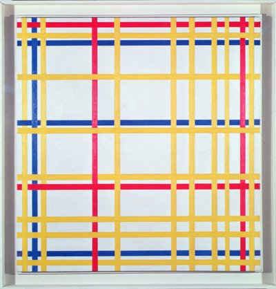Město New York I od Piet Mondrian