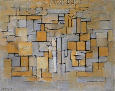Obraz č. II Skladba č. XV Skladba 4, 1913. od Piet Mondrian