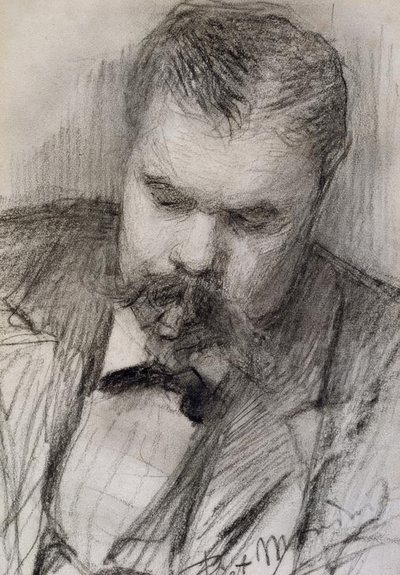 Portrét Fritse Mondriana, 1898, od Piet Mondrian