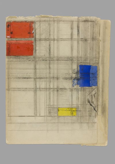 Studie pro kompozici od Piet Mondrian