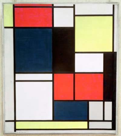 Tabulka II od Piet Mondrian